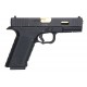 Страйкбольный пистолет KWC Model 17 CO2 Blowback Pistol - Black (Metal Slide)